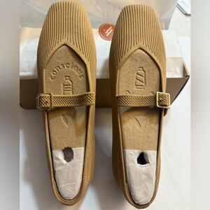 NWT VIVAIA Square-Toe Mary-Jane (Margot Mary-Jane) NUTMEG